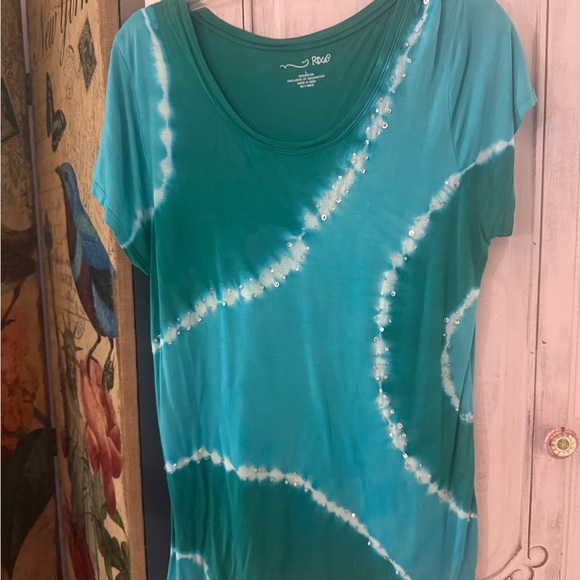 RXB Blue Relaxed T-Shirt with Short Sleeves - Picture 1 of 5